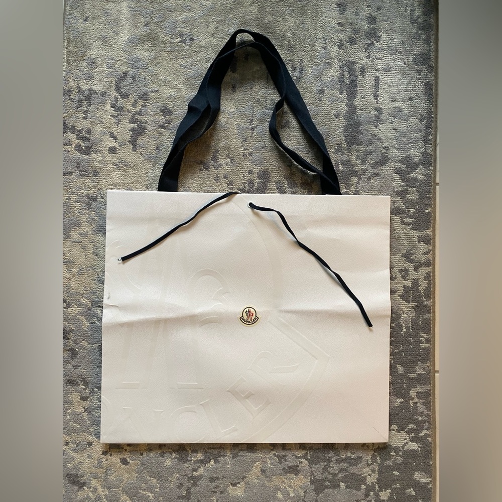 Moncler shopping bag
